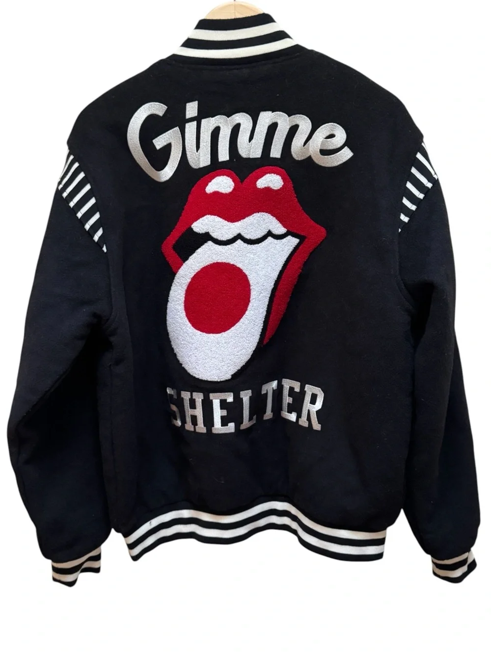 Rolling Stones x Market “Gimme Shelter” Varsity Jacket